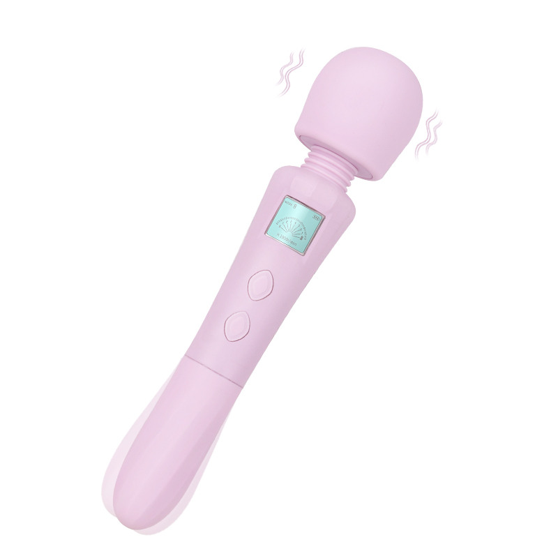 Ergonomic Vibrator with Electric Screen
