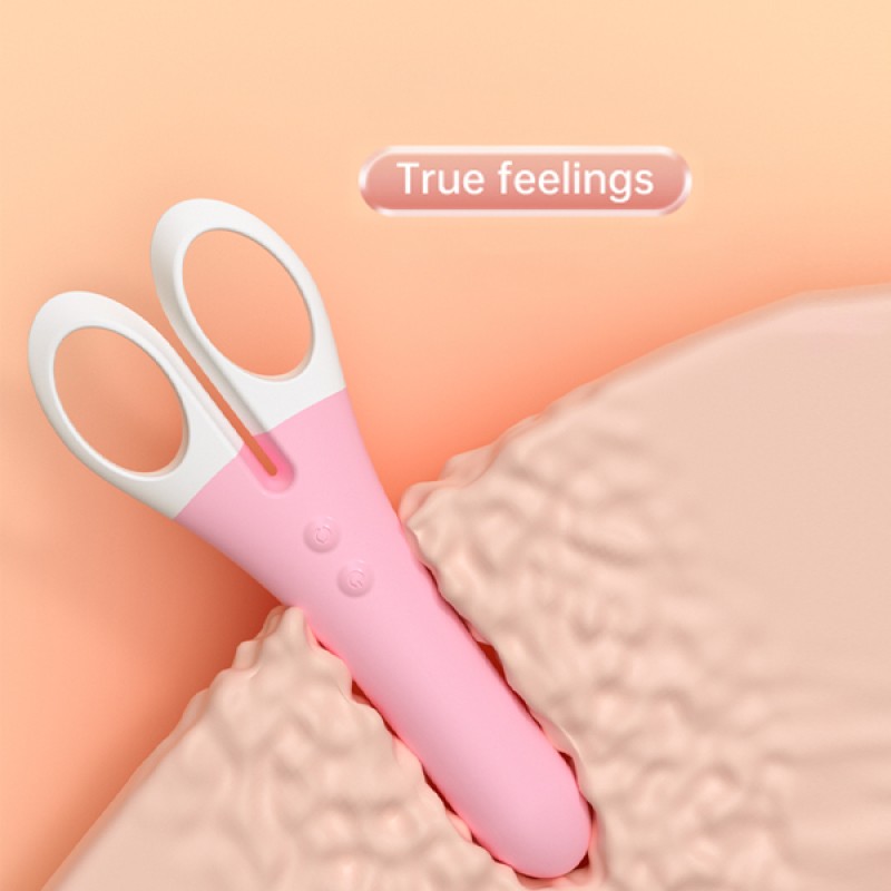 APP-controlled Vibrating Massage Stimulator-Scissors 