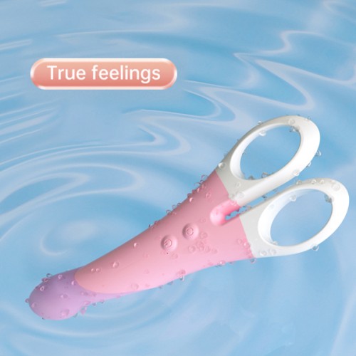 APP-controlled Vibrating Massage Stimulator-Scissors