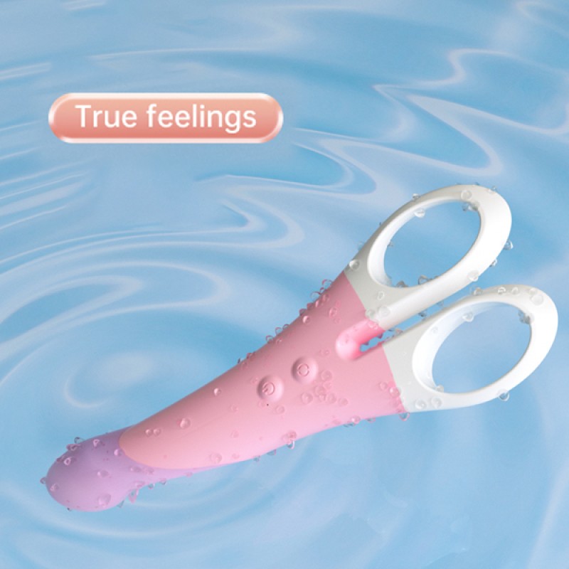 APP-controlled Vibrating Massage Stimulator-Scissors 